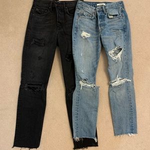 2 PAIRS of GRLFRND Jeans